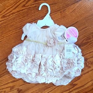 Nanette baby dress ( gold)